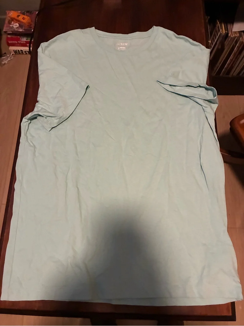 J. Crew Light Mint Green Short Sleeve Crew Neck Tee